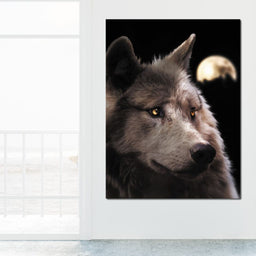 Wolf Moon - Zenzdesign - NicheCanvas