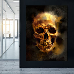 Golden Skull - NicheCanvas