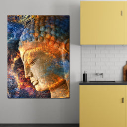Buddha's Profile - NicheCanvas