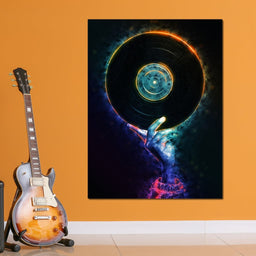 Neon Vinyl - Johanjjf - NicheCanvas