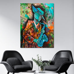 Soul Jazz Player - NicheCanvas