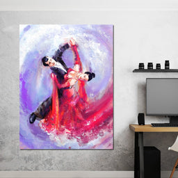 Ballroom Dancers - NicheCanvas