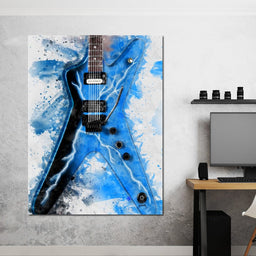 Dimebag Darrell's Guitar - Abraham Szomor - NicheCanvas