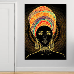 Colorful Turban - NicheCanvas