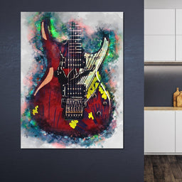 Joe Satriani's Guitar - Abraham Szomor - NicheCanvas