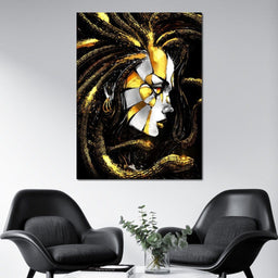 Golden Medusa - NicheCanvas