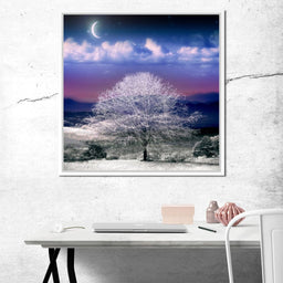 Fantasy Winter Scene - NicheCanvas