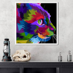 Pop Art Cat - NicheCanvas