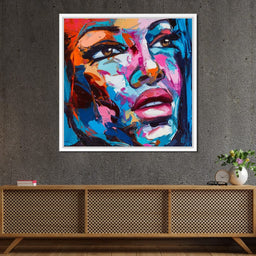 Violet Portrait - NicheCanvas