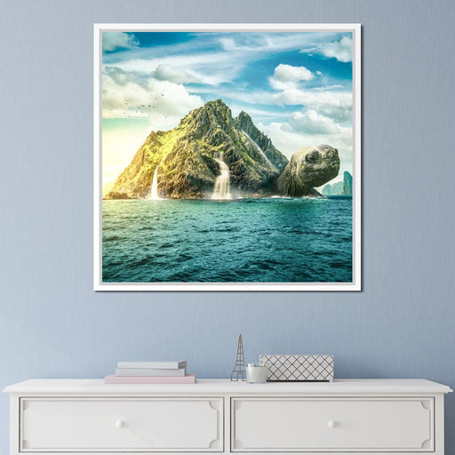 Turtle Island - Alexgraphex Canvas Print