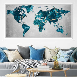 World Map 4 - Mateo - NicheCanvas