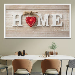 Home Is Where The Heart Is - NicheCanvas
