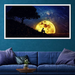 Otherworldly Night Scene - NicheCanvas