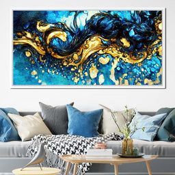 Abstract Ink Illustration - NicheCanvas