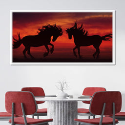 Stallion Sunset - Johanjjf - NicheCanvas