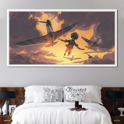 The Boy Flying - NicheCanvas