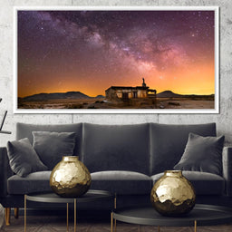 Shepherd Hut Desert Night - NicheCanvas