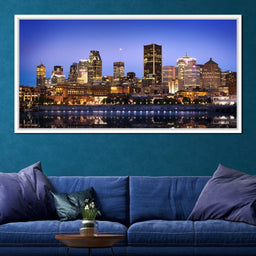 Montreal Skyline - NicheCanvas