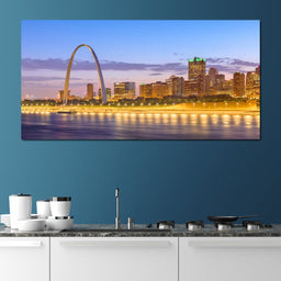 St Louis Skyline - NicheCanvas