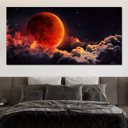Red Moon - NicheCanvas