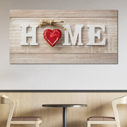 Home Is Where The Heart Is - NicheCanvas