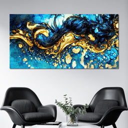 Abstract Ink Illustration - NicheCanvas