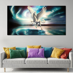 Northern Light Unicorn - NicheCanvas