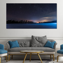 Carpathian Mountains at Night - NicheCanvas