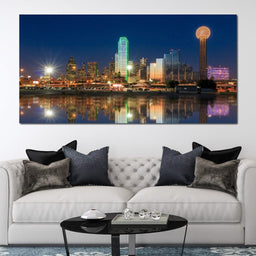 Dallas Skyline - NicheCanvas