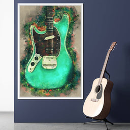 Kurt Cobain's Guitar - Abraham Szomor - NicheCanvas