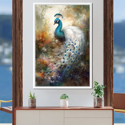 Peacock Serenity - NicheCanvas