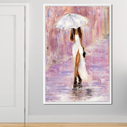 The Bridesmaid Under the Rain - NicheCanvas