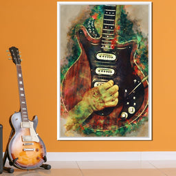 Brian May's Guitar - Abraham Szomor - NicheCanvas