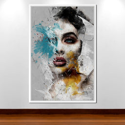 Mixart Female Portrait - Johanjjf - NicheCanvas