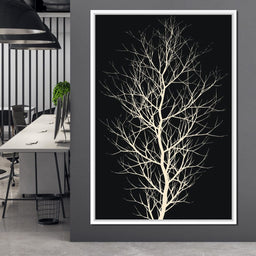 The Black Tree - Kubistika - NicheCanvas