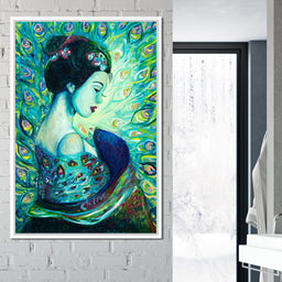 Silk Peafowl - Chiara Magni - NicheCanvas