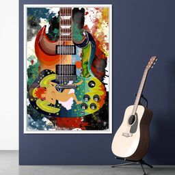 Eric Clapton's Solid Guitar - Abraham Szomor - NicheCanvas