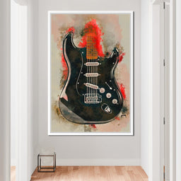 David Gilmour's Guitar - Abraham Szomor - NicheCanvas