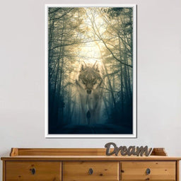 Wolf Walking - Alex Graphex - NicheCanvas