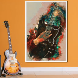 Angus Young's Guitar - Abraham Szomor - NicheCanvas