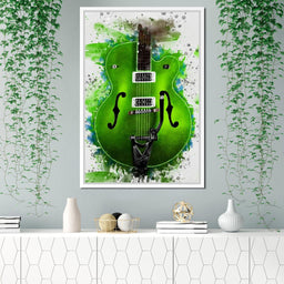 Brian Setzer's Guitar - Abraham Szomor - NicheCanvas
