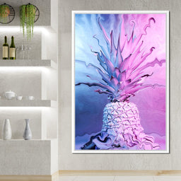 Psychedelic Pineapple - NicheCanvas