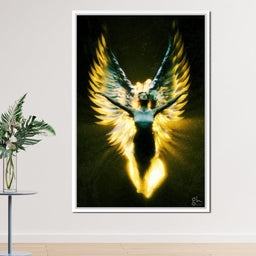Angel Wings in Awe - G'n Art - NicheCanvas