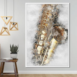 Saxophone - Mateo - NicheCanvas