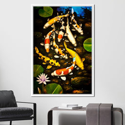 Koi Fishes - NicheCanvas
