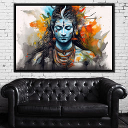 Serene Shiva - NicheCanvas