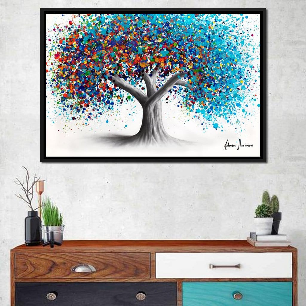 Tree of Optimism - Ashvin Harrison Art - Canvas Print
