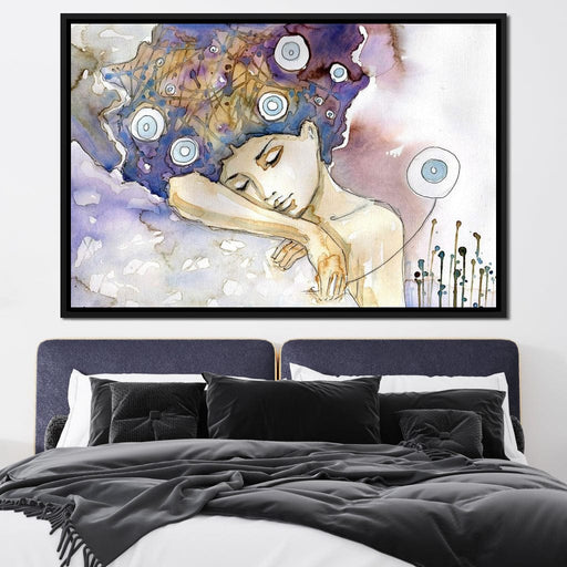 Lost in her Dreams Canvas Print