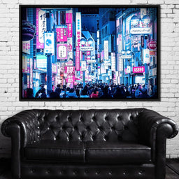 Cyberpunk Street - Johanjjf - NicheCanvas