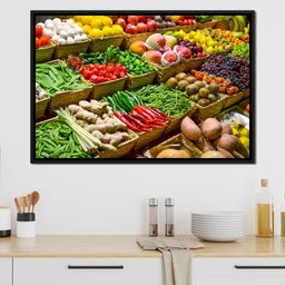 Fruit & Vegetables Market - NicheCanvas